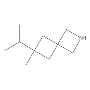 6-Methyl-6-(propan-2-yl)-2-azaspiro[3.3]heptane Structure