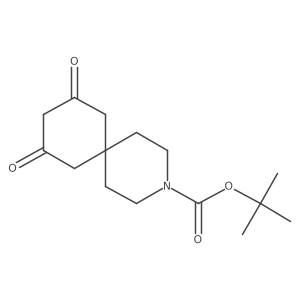 Tert-butyl 8,10-dioxo-3-azaspiro[5.5]undecane-3-carboxylate结构式