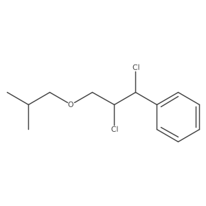 [1,2-Dichloro-3-(2-methylpropoxy)propyl]benzene结构式