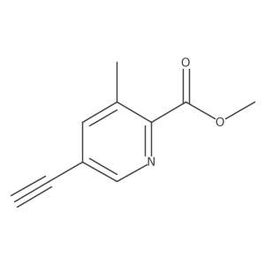 Methyl 5-ethynyl-3-methylpicolinate结构式