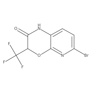 6-Bromo-3-(trifluoromethyl)-1H-pyrido[2,3-b][1,4]oxazin-2(3H)-one Structure