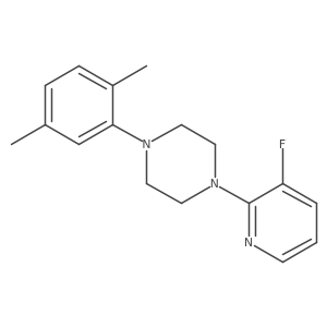 1-(2,5-Dimethylphenyl)-4-(3-fluoropyridin-2-yl)piperazine Structure
