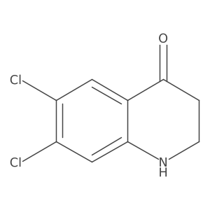 6,7-dichloro-2,3-dihydro-1H-quinolin-4-one Structure
