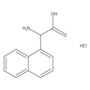 2-Amino-2-(naphthalen-1-yl)acetic acid hydrochloride Structure