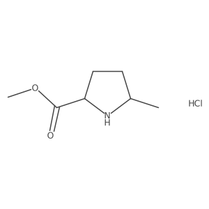 Methyl (2S,5R)-5-methylpyrrolidine-2-carboxylate hcl结构式