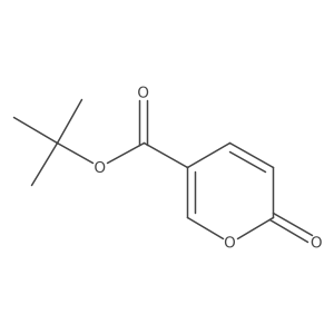 Tert-butyl 2-oxo-2H-pyran-5-carboxylate结构式