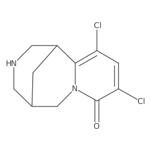(1R,5S)-9,11-Dichloro-1,2,3,4,5,6-hexahydro-1,5-methano-8H-pyrido[1,2-a][1,5]diazocin-8-one结构式