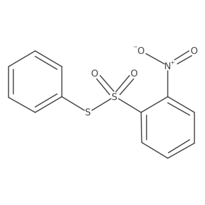 S-Phenyl 2-nitrobenzenesulfonothioate结构式