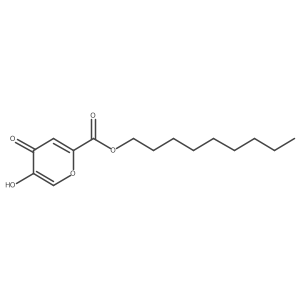 Nonyl 5-hydroxy-4-oxo-4H-pyran-2-carboxylate Structure