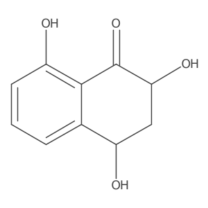 2,4,8-Trihydroxy-1-tetralone, cis-(+)-结构式