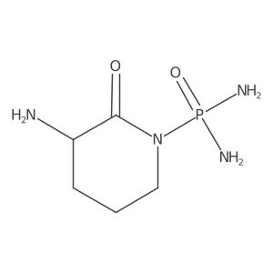 (3R)-3-Amino-1-(diaminophosphoryl)piperidin-2-one Structure