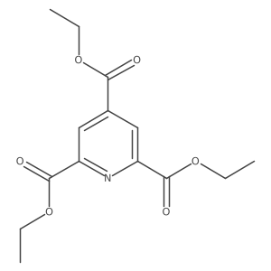 Triethyl pyridine-2,4,6-tricarboxylate结构式