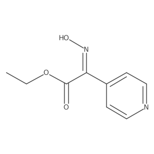 Ethyl 2-(hydroxyimino)-2-(pyridin-4-yl)acetate结构式