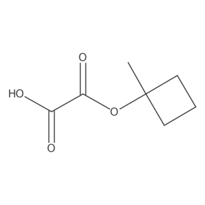 1-(1-Methylcyclobutyl) ethanedioate结构式