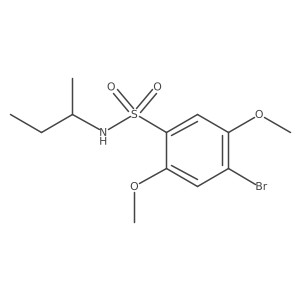 [(4-Bromo-2,5-dimethoxyphenyl)sulfonyl](methylpropyl)amine结构式