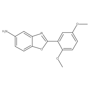 2-(2,5-Dimethoxyphenyl)benzo[d]oxazol-5-amine Structure