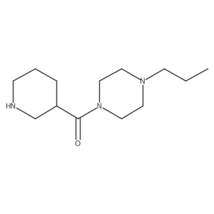 1-(Piperidine-3-carbonyl)-4-propylpiperazine结构式