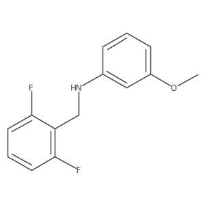 2,6-Difluoro-N-(3-methoxyphenyl)benzenemethanamine Structure