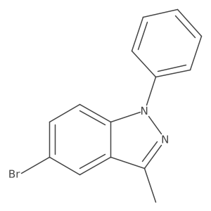 5-Bromo-3-methyl-1-phenyl-1H-indazole Structure