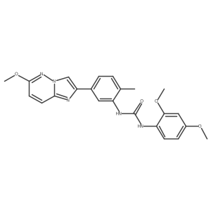 1-(2,4-Dimethoxyphenyl)-3-(5-(6-methoxyimidazo[1,2-b]pyridazin-2-yl)-2-methylphenyl)urea Structure