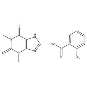 Theophylline aminobenzoic acid Structure