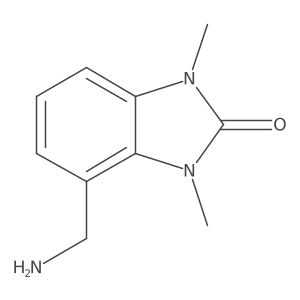 4-(aminomethyl)-1,3-dimethyl-2,3-dihydro-1H-1,3-benzodiazol-2-one Structure