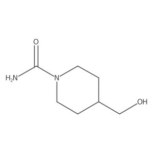 4-(Hydroxymethyl)piperidine-1-carboxamide Structure