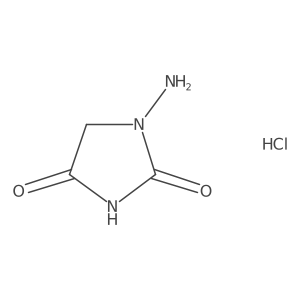 1-Aminohydantoin-d2 hydrochloride结构式