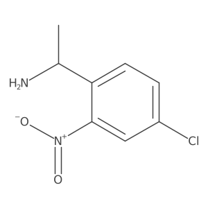 (1S)-1-(4-chloro-2-nitrophenyl)ethan-1-amine结构式
