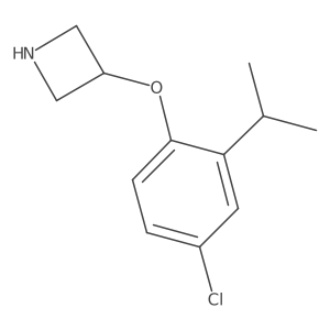 3-(4-Chloro-2-isopropylphenoxy)azetidine结构式