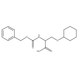 (2S)-2-{[(benzyloxy)carbonyl]amino}-3-(cyclohexyloxy)propanoic acid Structure