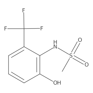 N-(2-Hydroxy-6-(trifluoromethyl)phenyl)methanesulfonamide Structure