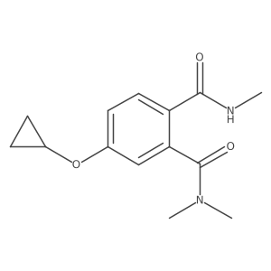 4-Cyclopropoxy-N1,N2,N2-trimethylphthalamide结构式