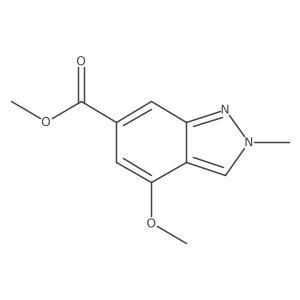 methyl 4-methoxy-2-methyl-2H-indazole-6-carboxylate Structure