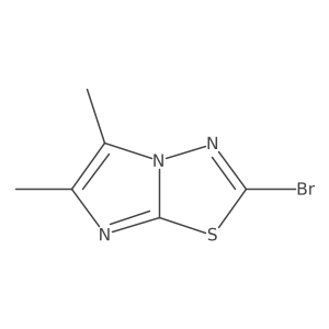 2-Bromo-5,6-dimethylimidazo[2,1-b]-1,3,4-thiadiazole Structure