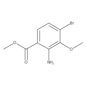 Methyl 2-amino-4-bromo-3-methoxybenzoate Structure
