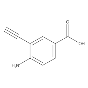 4-Amino-3-ethynylbenzoic acid Structure