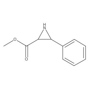 rel-Methyl (2R,3R)-3-phenyl-2-aziridinecarboxylate Structure
