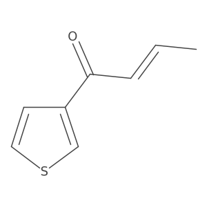 (E)-1-(Thiophen-3-yl)but-2-en-1-one Structure