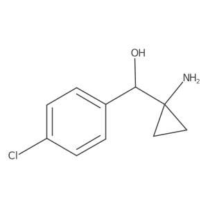 (1-Aminocyclopropyl)(4-chlorophenyl)methanol Structure
