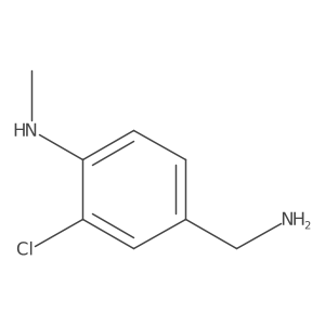 4-(aminomethyl)-2-chloro-N-methylaniline Structure