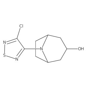 8-(4-Chloro-1,2,5-thiadiazol-3-yl)-8-azabicyclo[3.2.1]octan-3-ol Structure