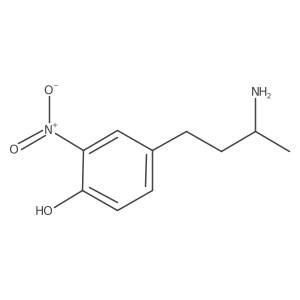 4-[(3R)-3-aminobutyl]-2-nitrophenol Structure