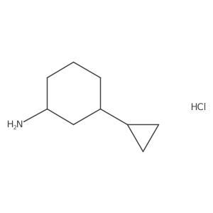 (1R,3S)-3-cyclopropylcyclohexan-1-amine hydrochloride结构式