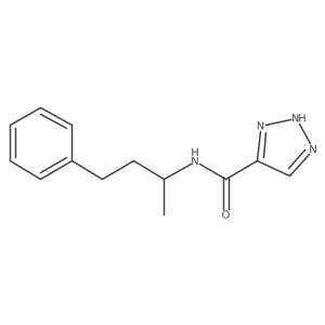 N-(4-phenylbutan-2-yl)-1H-1,2,3-triazole-5-carboxamide Structure