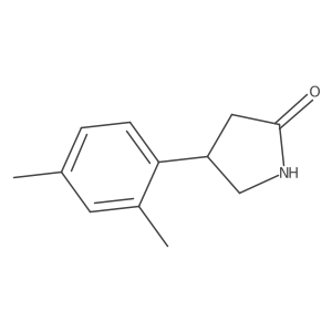 4-(2,4-Dimethylphenyl)pyrrolidin-2-one Structure