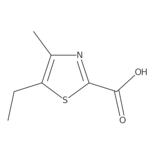 5-Ethyl-4-methyl-1,3-thiazole-2-carboxylic acid Structure