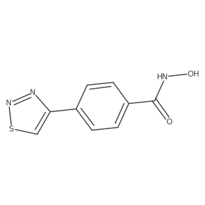 N-hydroxy-4-([1,2,3]thiadiazol-4-yl)benzamide结构式