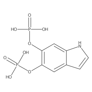 1H-Indole-5,6-diyl bis(dihydrogen phosphate)结构式