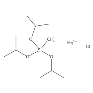 Magnesium, chloro[[tris(1-methylethoxy)silyl]methyl]-结构式